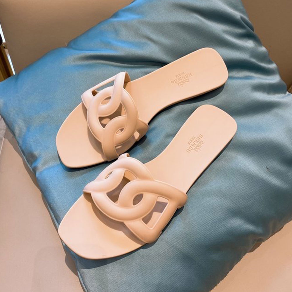 Hermes Shoes Aloha Flat Slippers Slide Sandal - Image 4