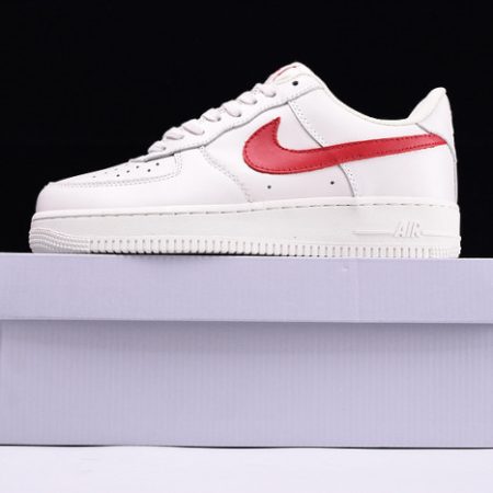 Nike Air Force 1 07 White Sport Red New Shoes 315122-126 - Image 10