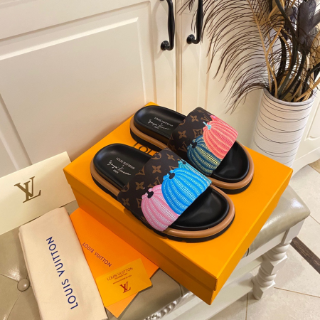 LV Pillow Yayoi Kusama Slide Sandal - Image 5