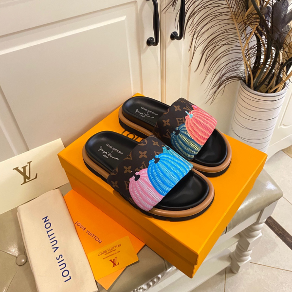 LV Pillow Yayoi Kusama Slide Sandal