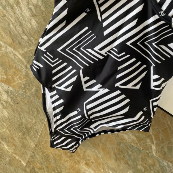 Chanel One-Piece Swimsuit Swimwear