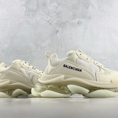 Balenciaga Triple S Clear Sole Sneakers Beige Mirror Version 10A - Image 2