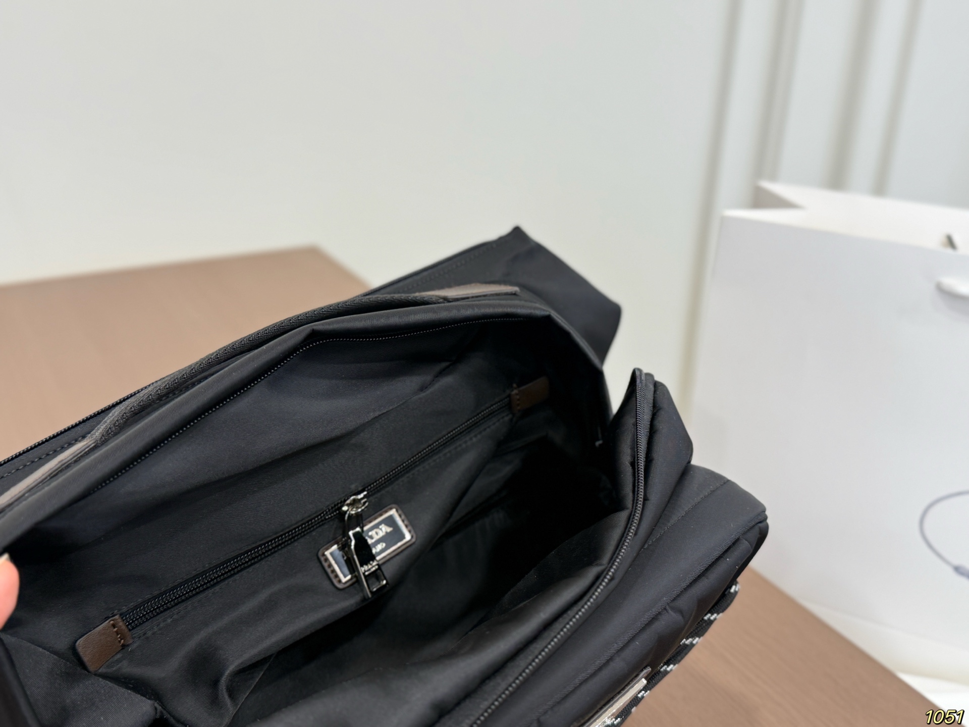 Prada Nylon Messenger Bag - Image 11