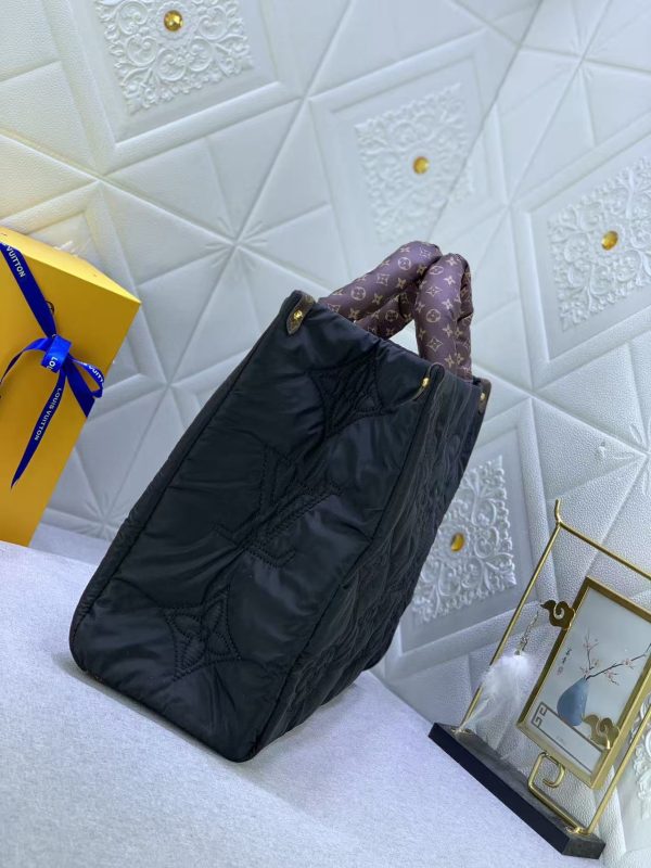 LV Econyl Monogram Pillow OnTheGo Tote Bag Mirror Version