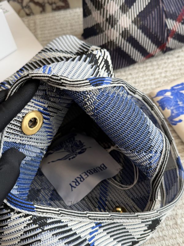 Burberry Check Knitted Shoulder Bag