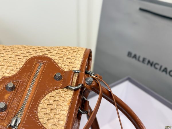 Balenciaga Straw Tote Bag