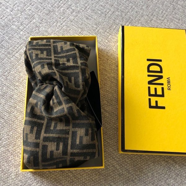 Fendi denim headband