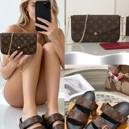 LV Shoes & Bag Set