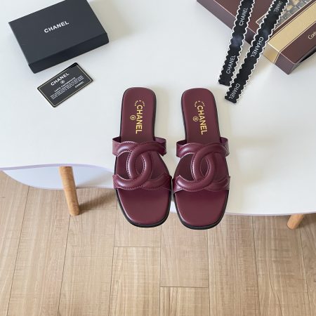 Chanel 26P Double C Openwork Flat Sandals - Image 5