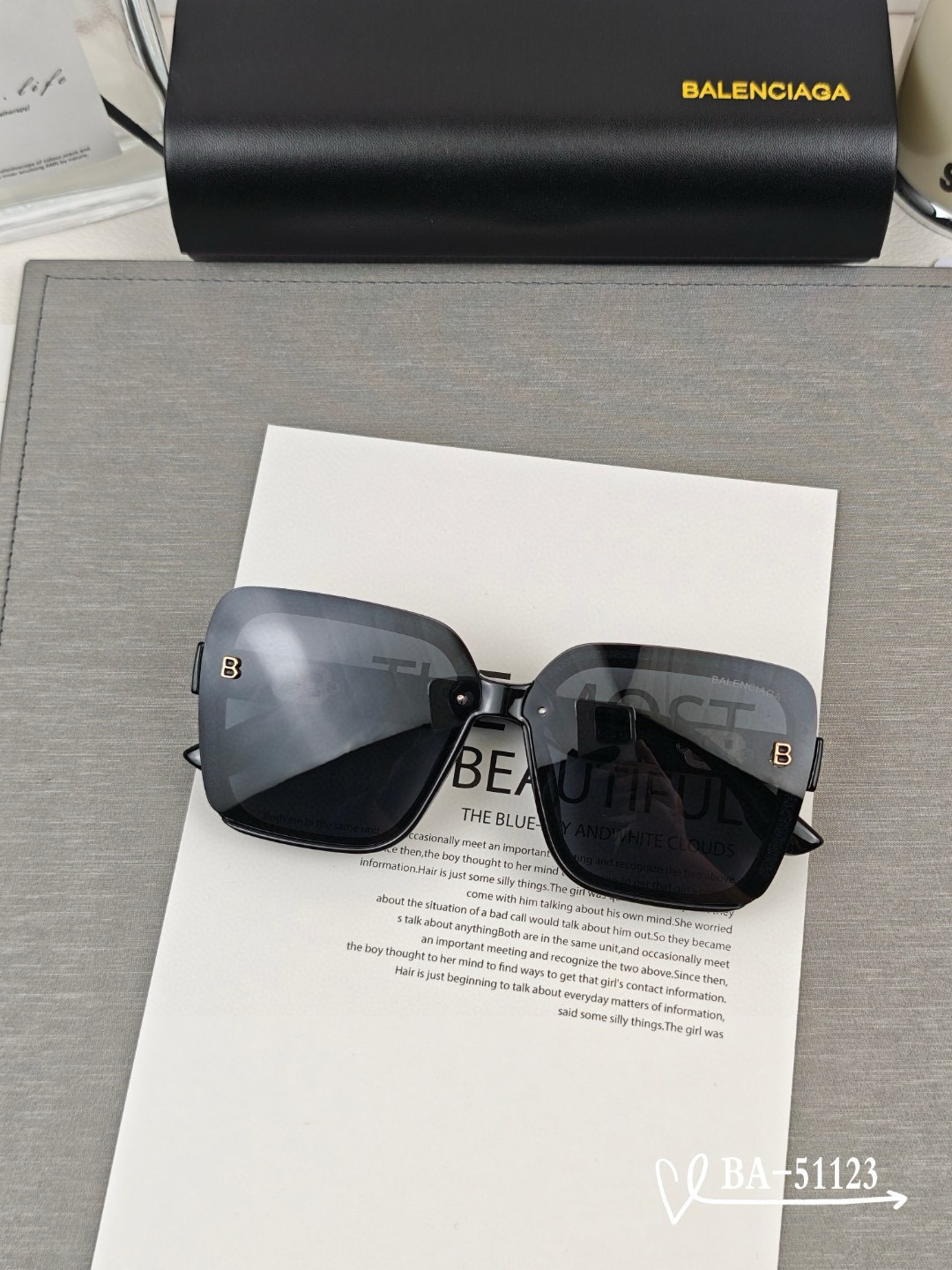 Balenciaga Polyresin high-definition Sunglasses - Image 1