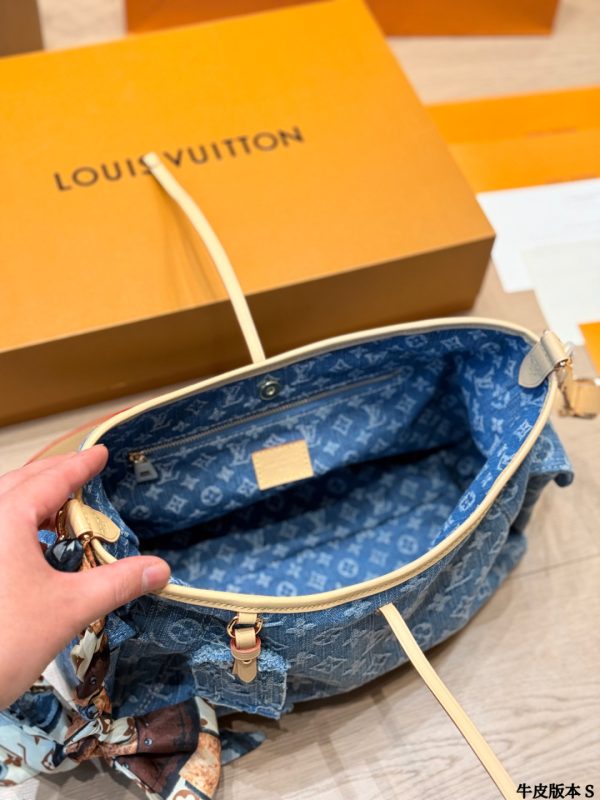 LV Carryall Cargo PM Monogram Denim Bag