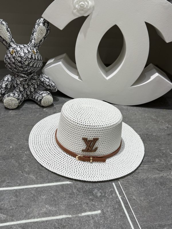 LV Flat-Top Straw Ha