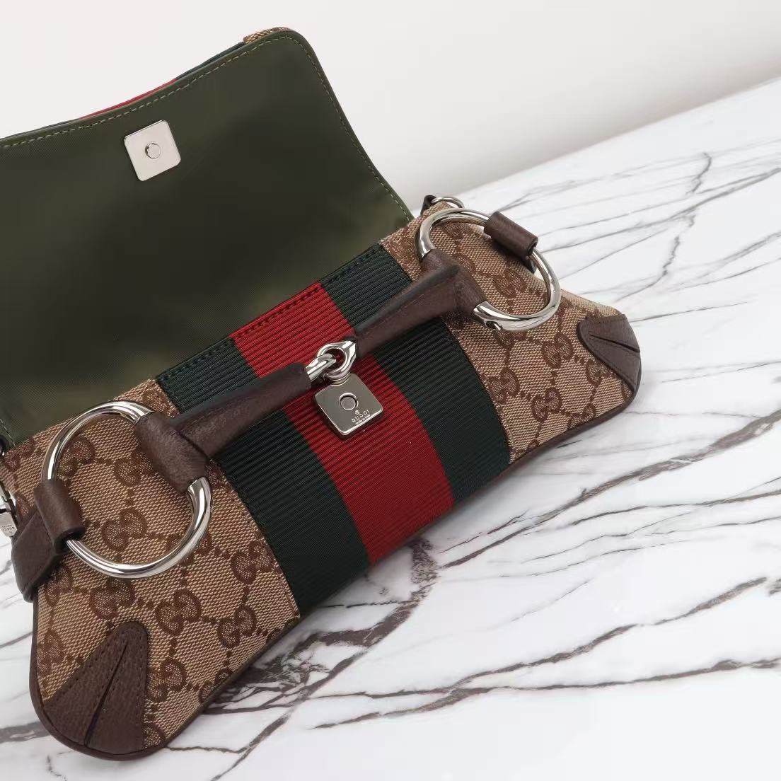 Gucci Horsebit Chain Shoulder Bag - Image 8