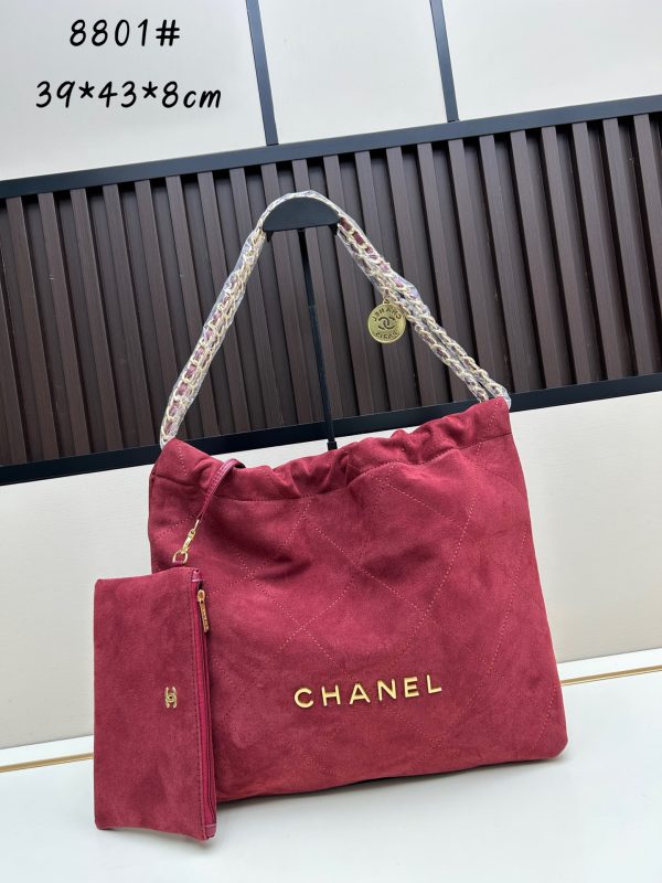 Suede 22 Shopping Bag