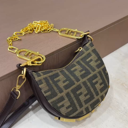 Fendi Mini Half Moon Bag - Image 2