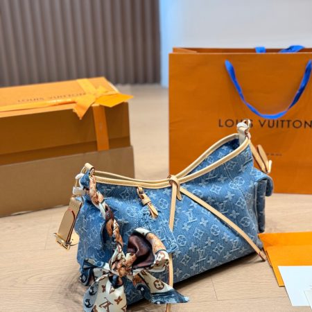 LV Carryall Cargo PM Monogram Denim Bag - Image 6