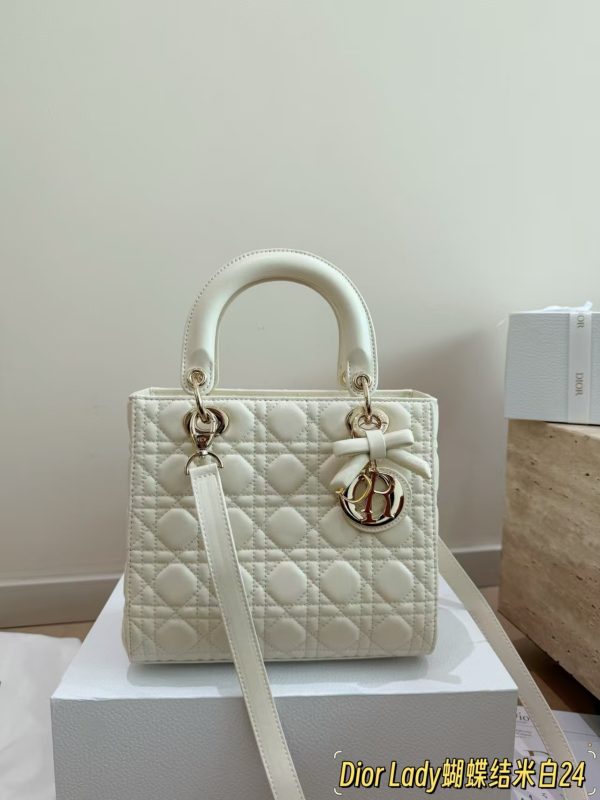 Dior Medium Lady Dior My ABC Dior Bag with bow