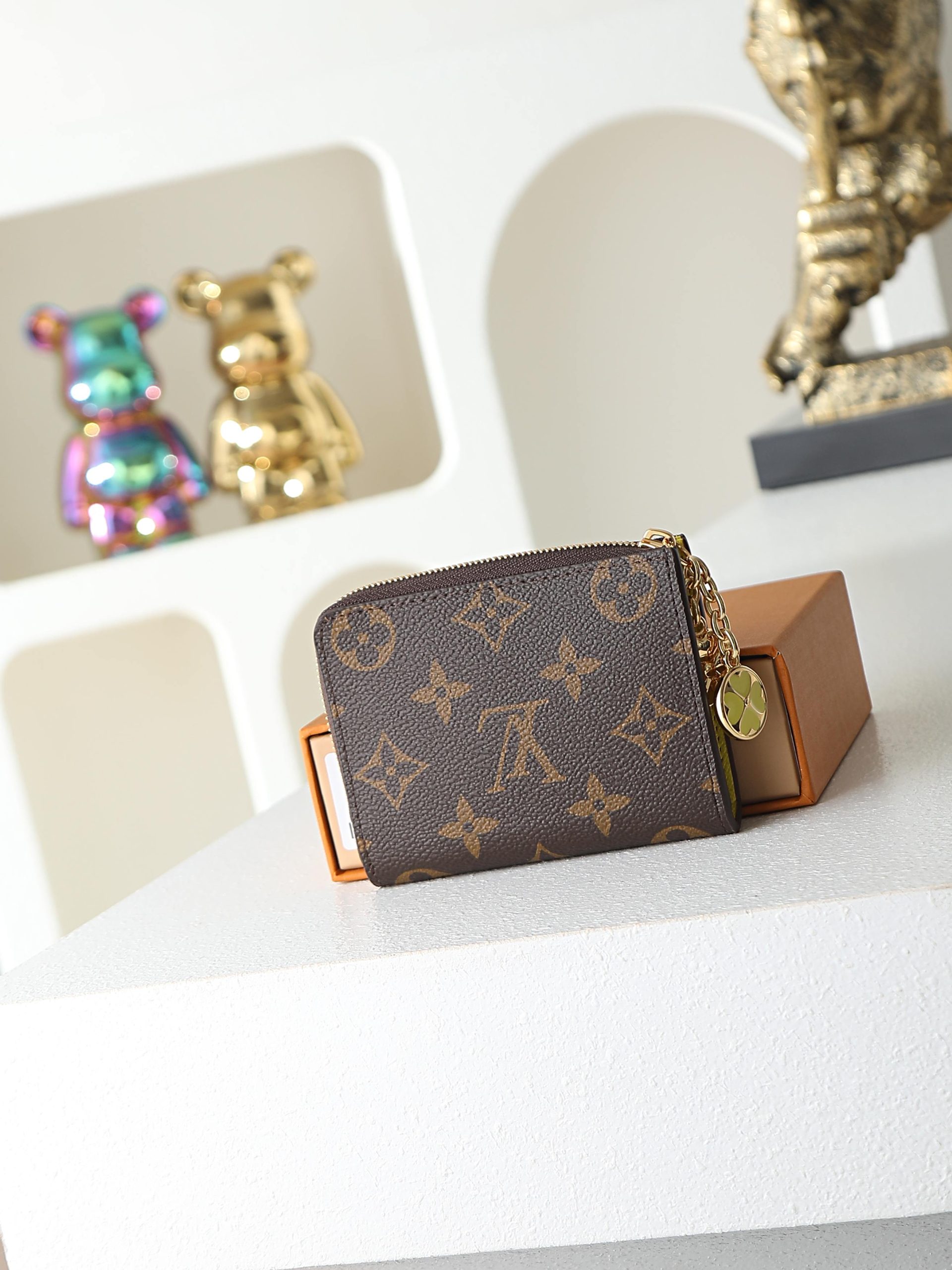 LV Coated Canvas Coin Purse - Image 1