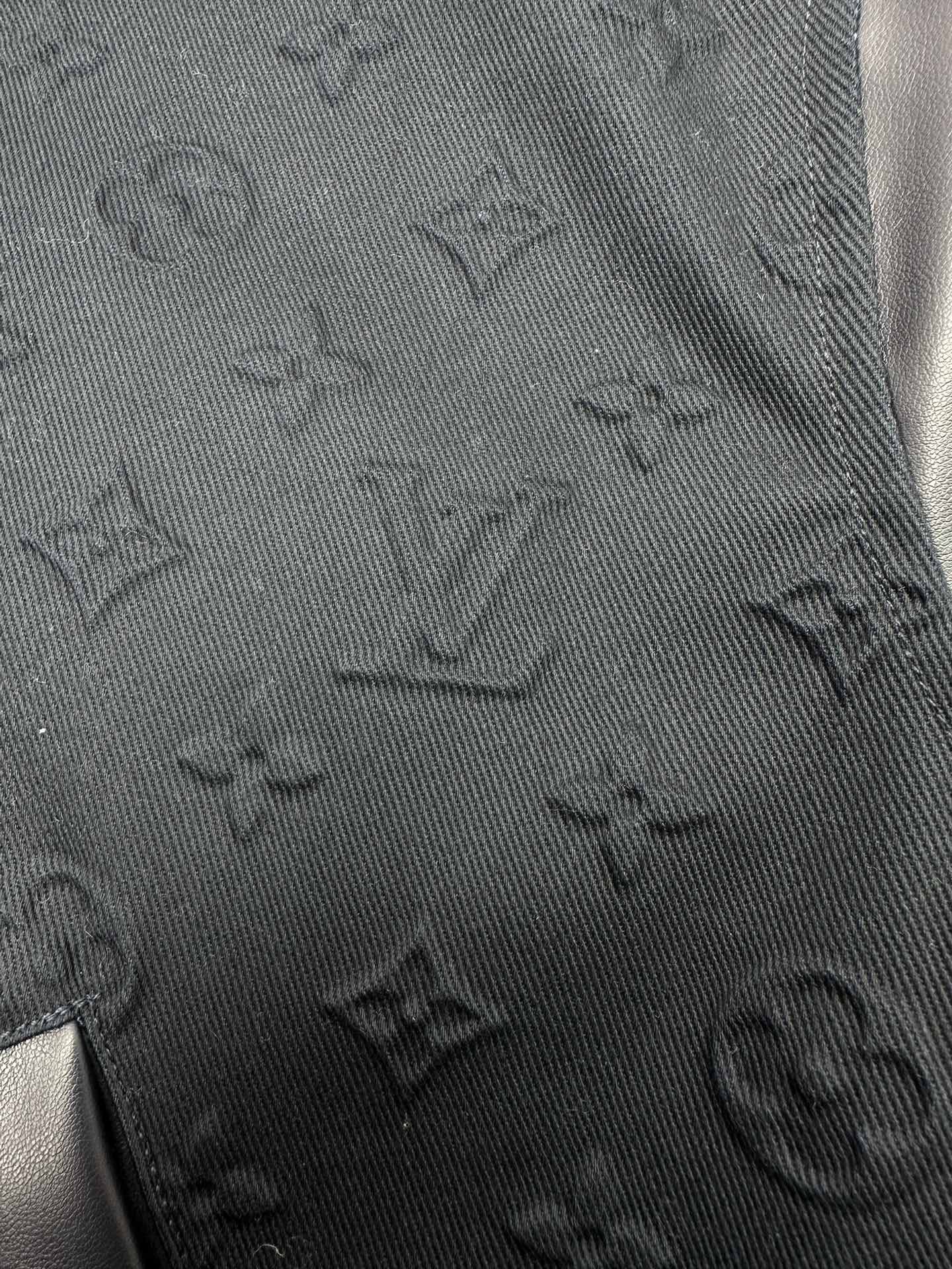 LV Embossed Monogram Cotton Varsity Jacket - Image 6