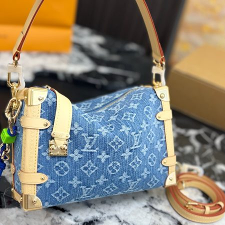 LV 25 Trunk Denim Bag