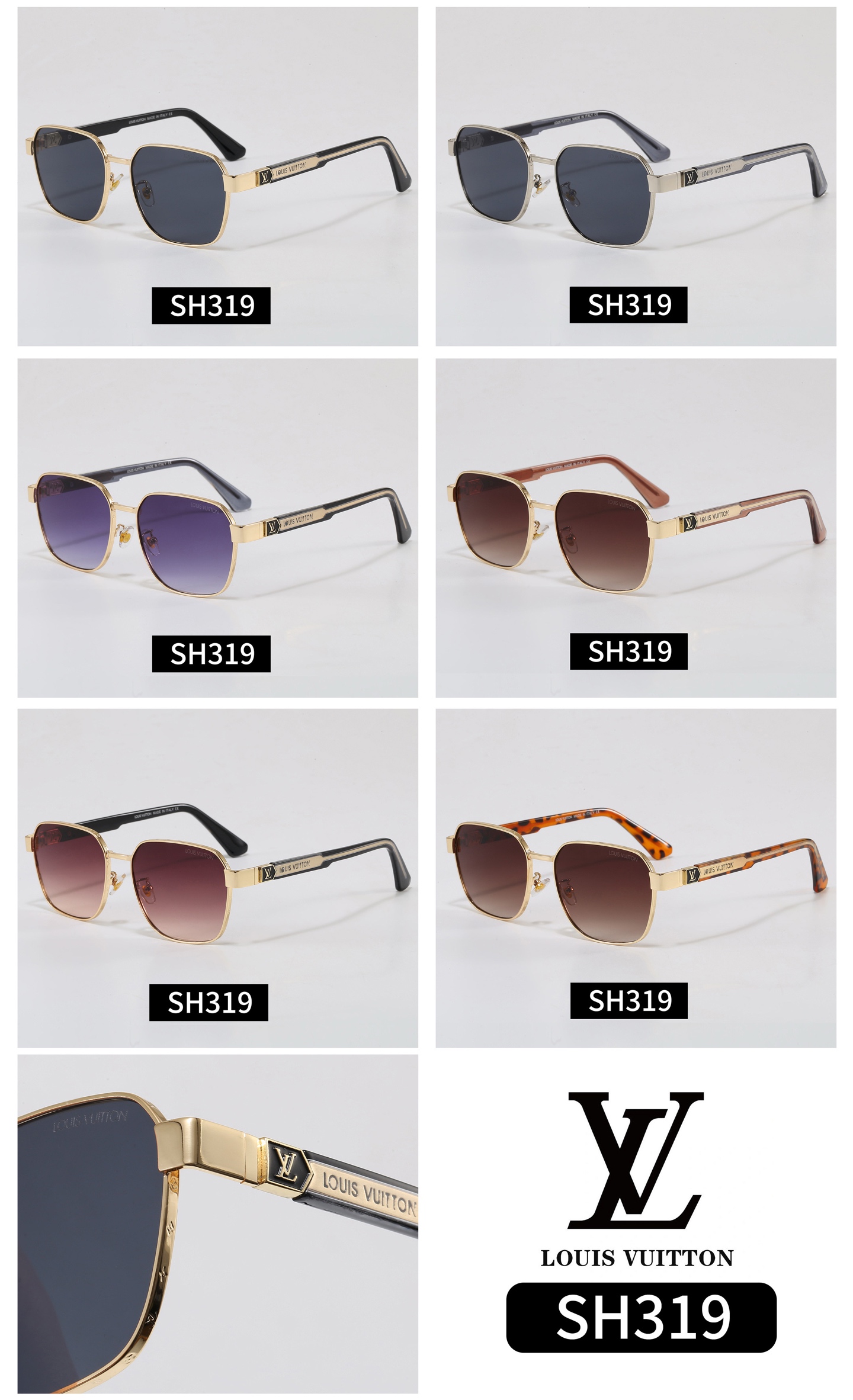 LV Fashionable Sunglasses - Image 1