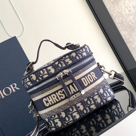 Dior Embroidered Cosmetic Bag