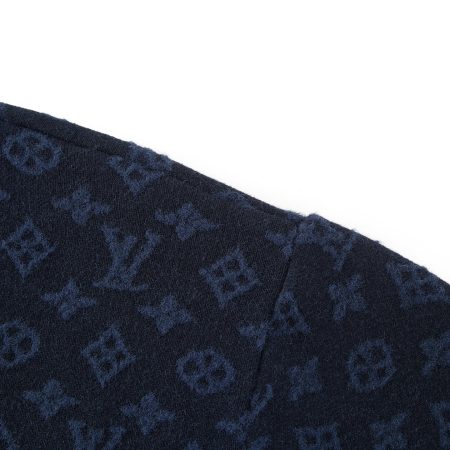 LV Graphic Jacquard Short-Sleeved Crewneck - Men - Ready-to-wear - Image 6