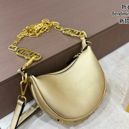 Fendi Mini Half Moon Bag - Image 5