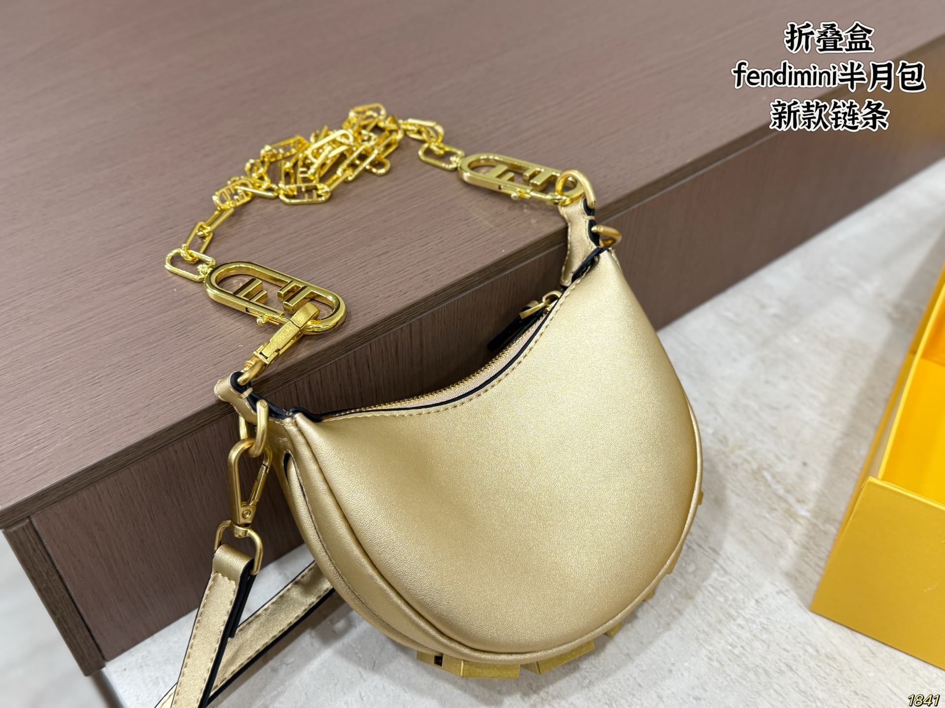 Fendi Mini Half Moon Bag - Image 5
