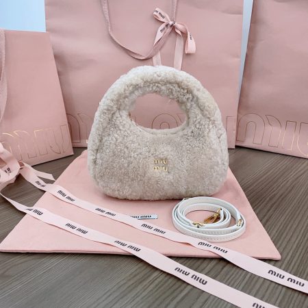 Miu Miu Wander Shearling Handbag,