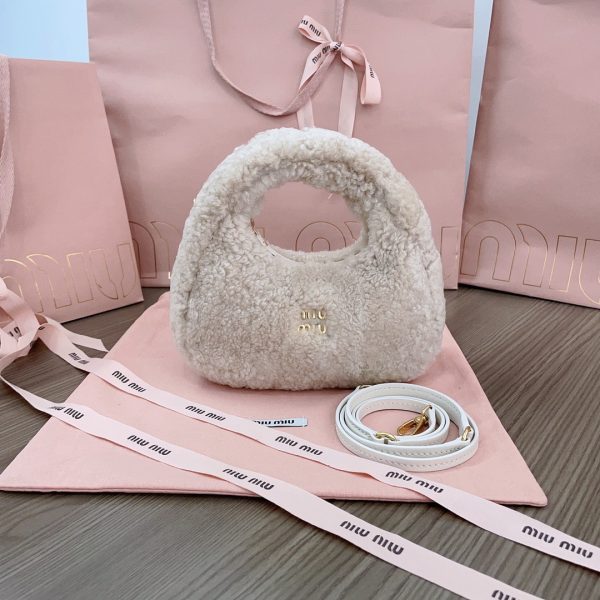 Miu Miu Wander Shearling Handbag,