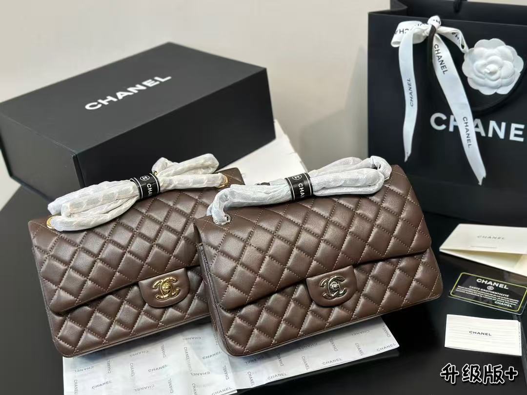 Chanel CF 25cm Medium Dark Brown - Image 1