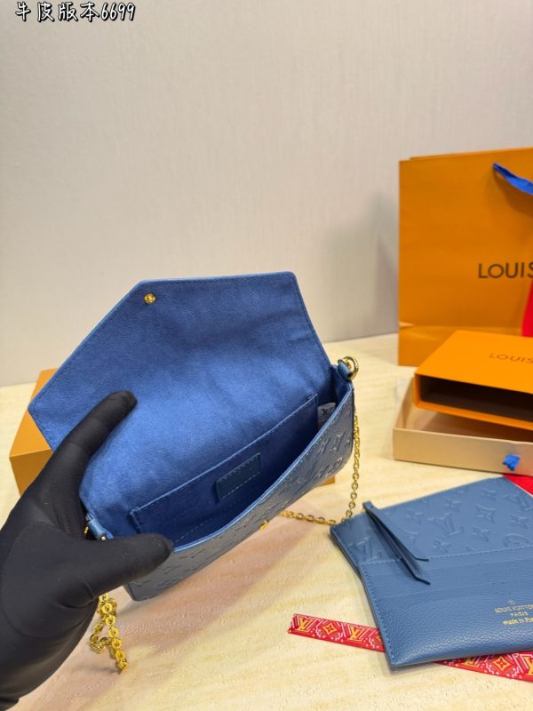 LV Pochette Felicie Monogram Empreinte Bag