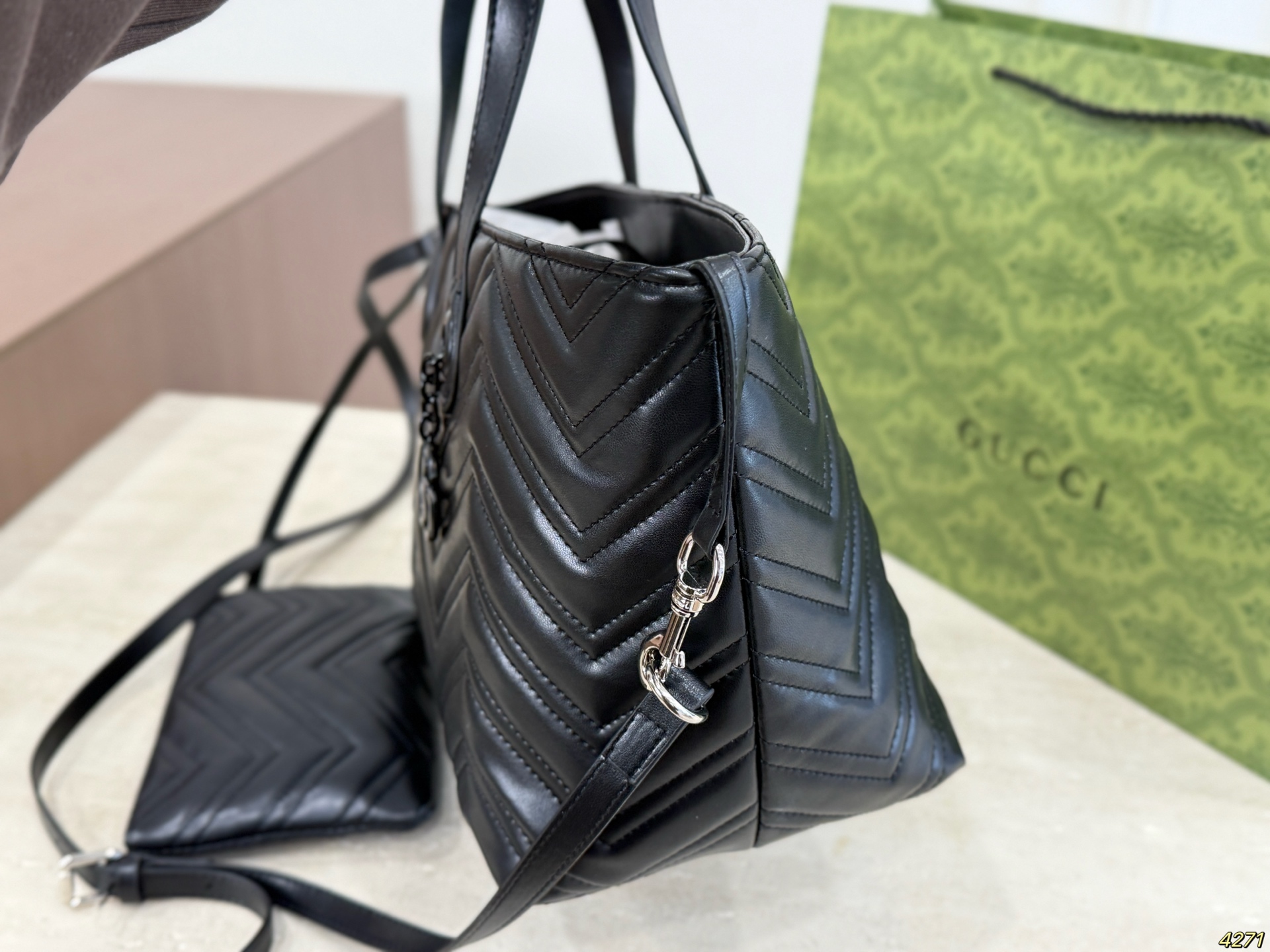 Gucci GG Marmont Tote Bag - Image 11