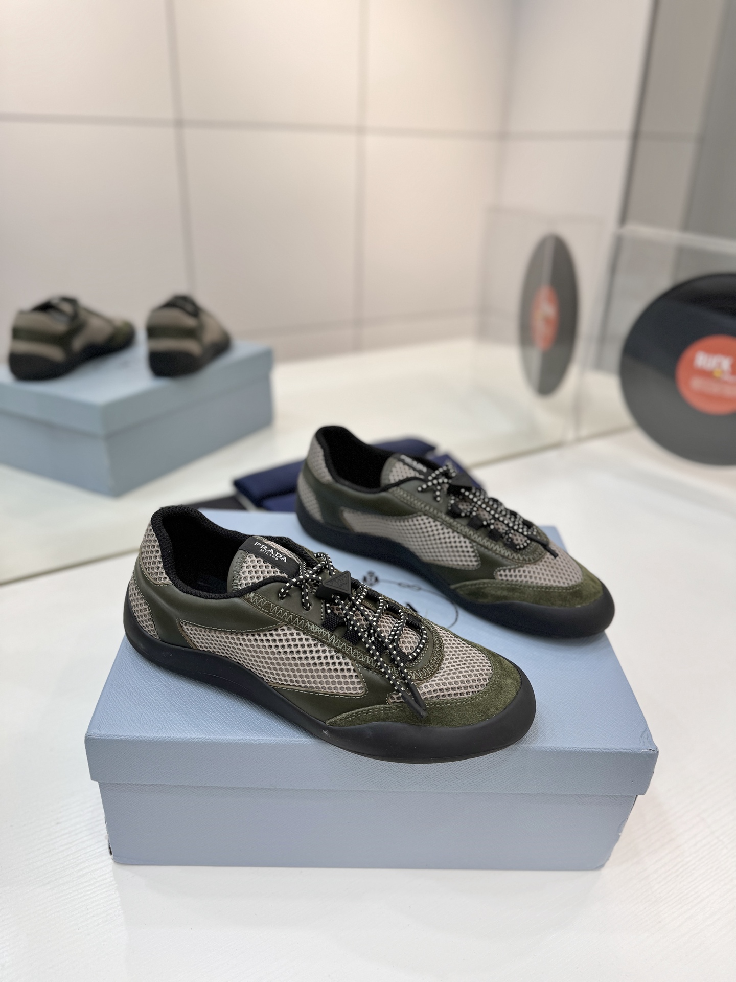 Prada Speedrock Mesh Sneakers - Image 5