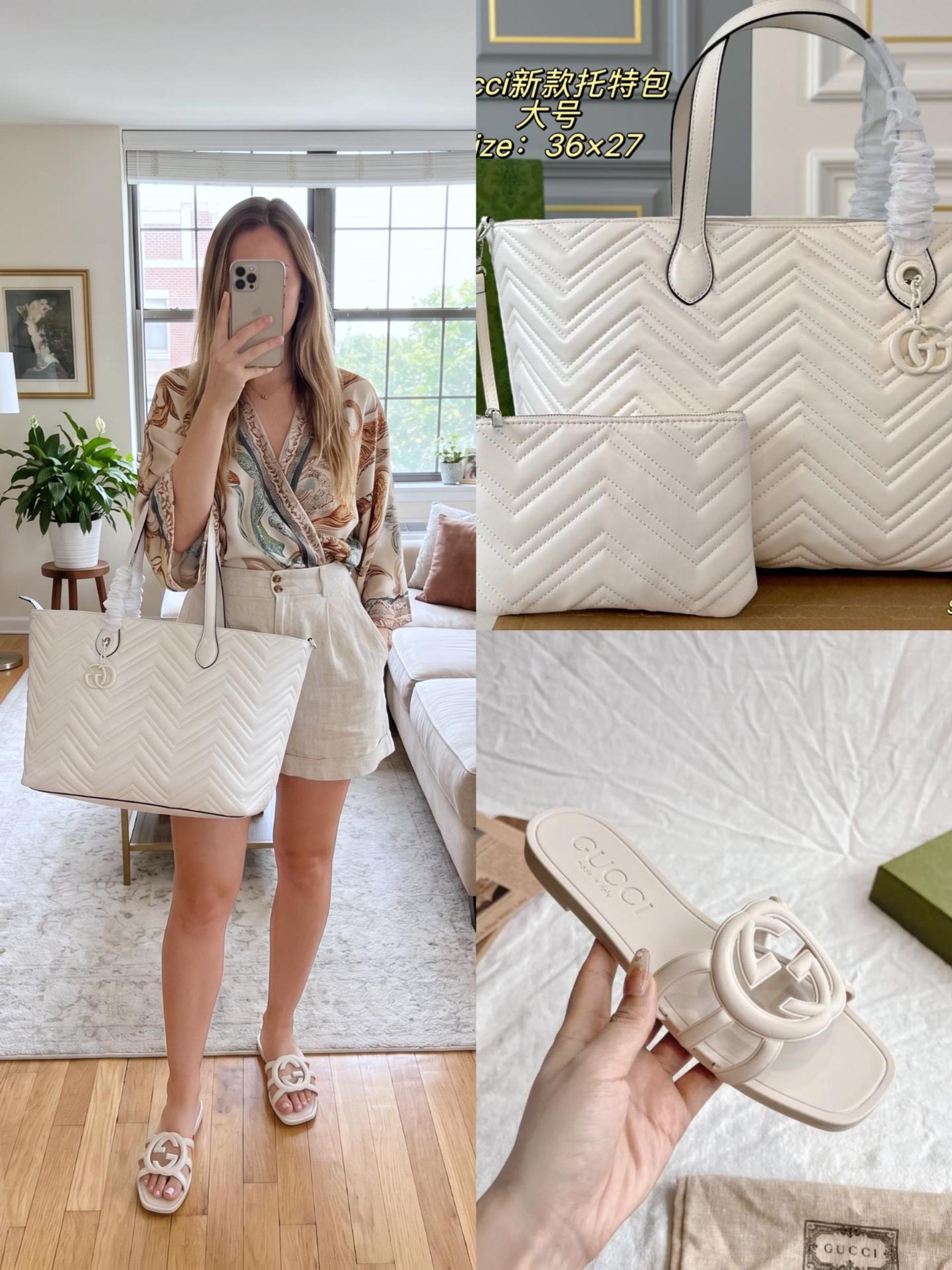 Gucci Shoes & Bag Set - Image 1