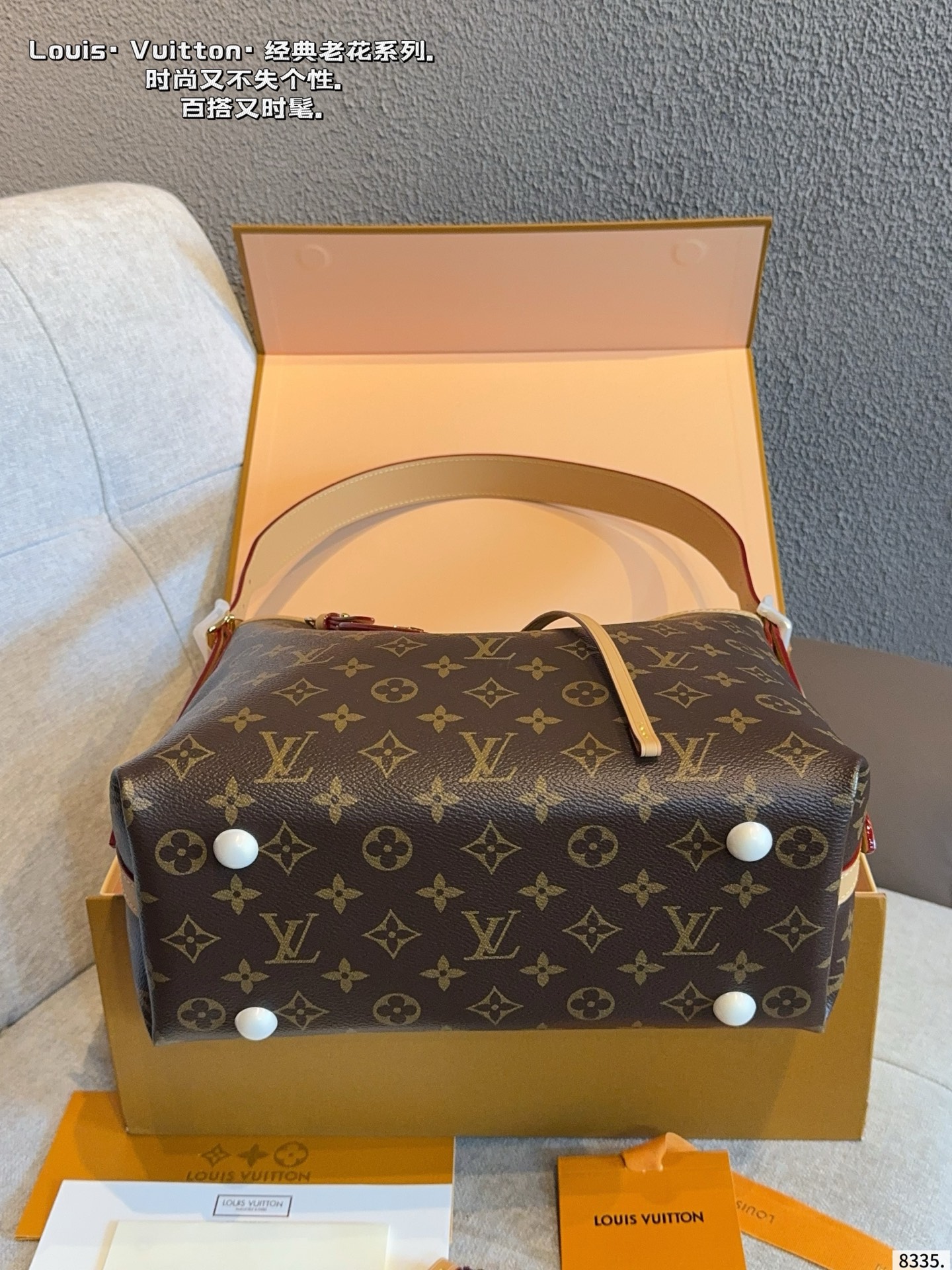 LV Carryall PM Monogram Empreinte Bag - Image 8