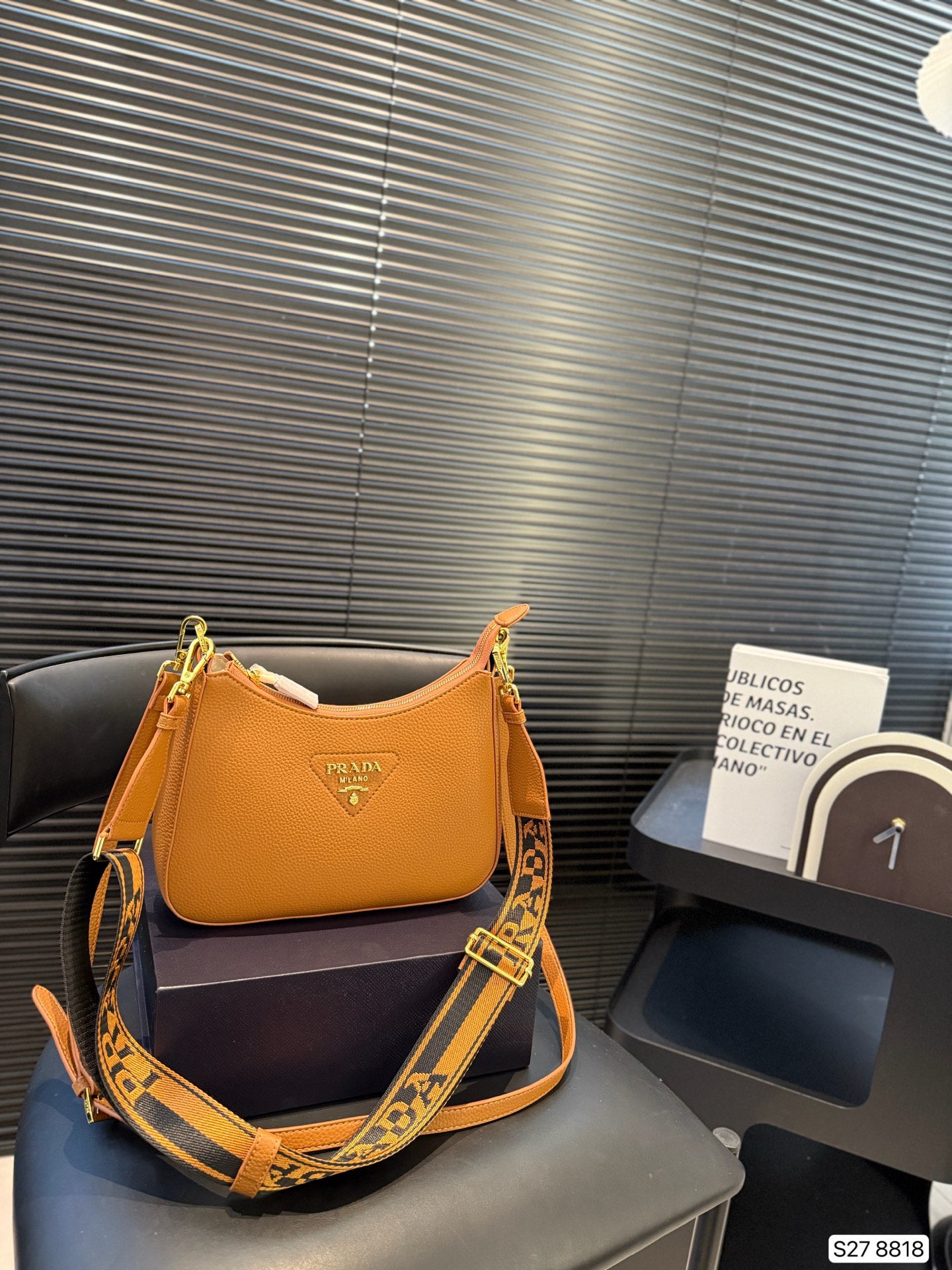 Prada Triangle Logo Shoulder Bag - Image 3