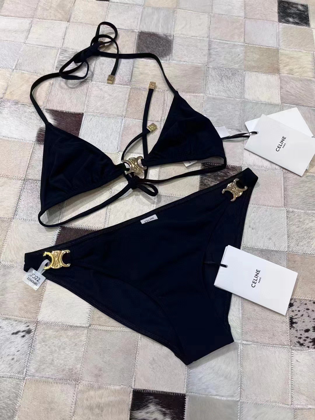 Celine Two-Piece Swimsuit Swimwear - Image 3
