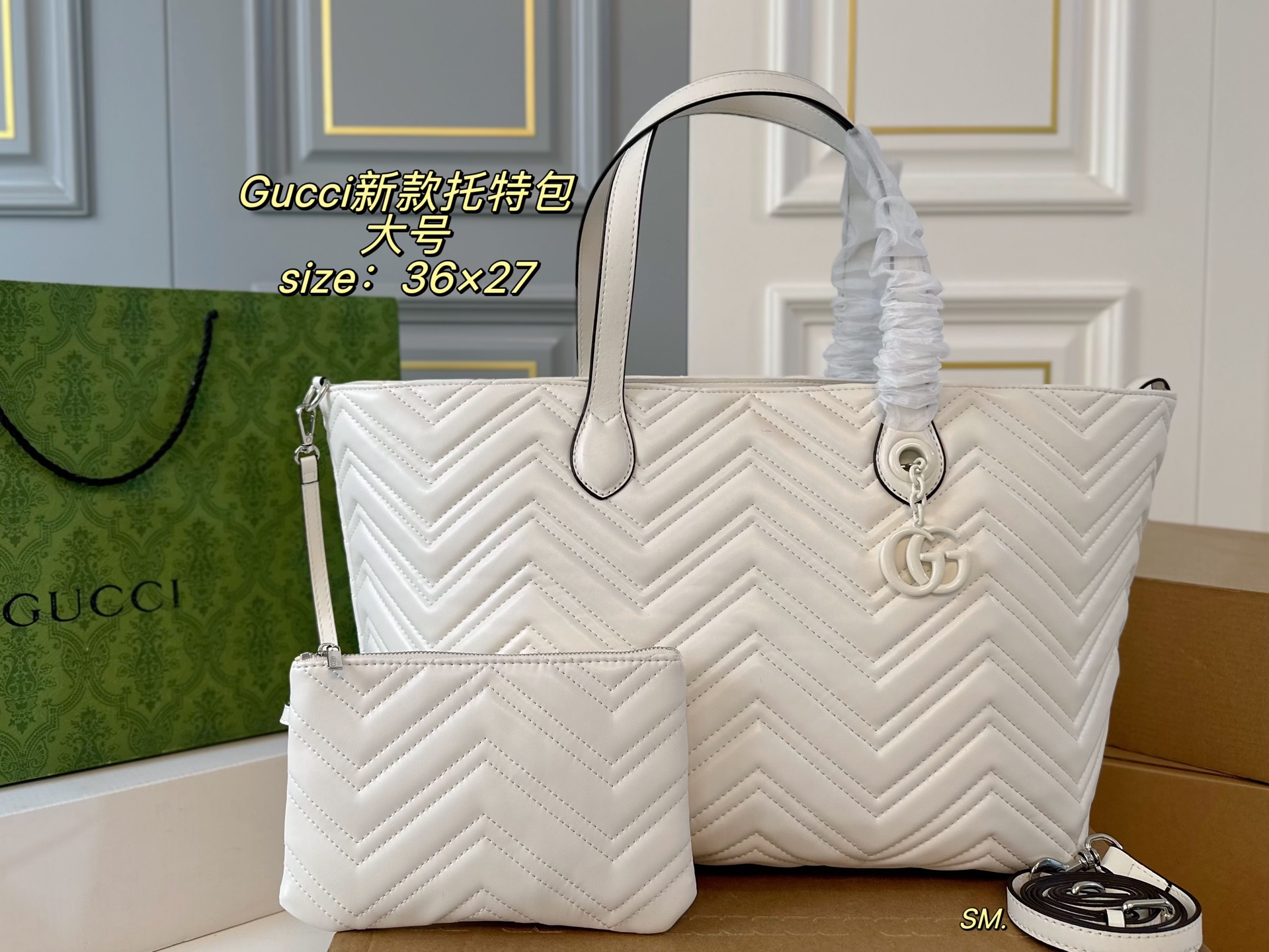 Gucci GG Marmont Tote Bag - Image 4