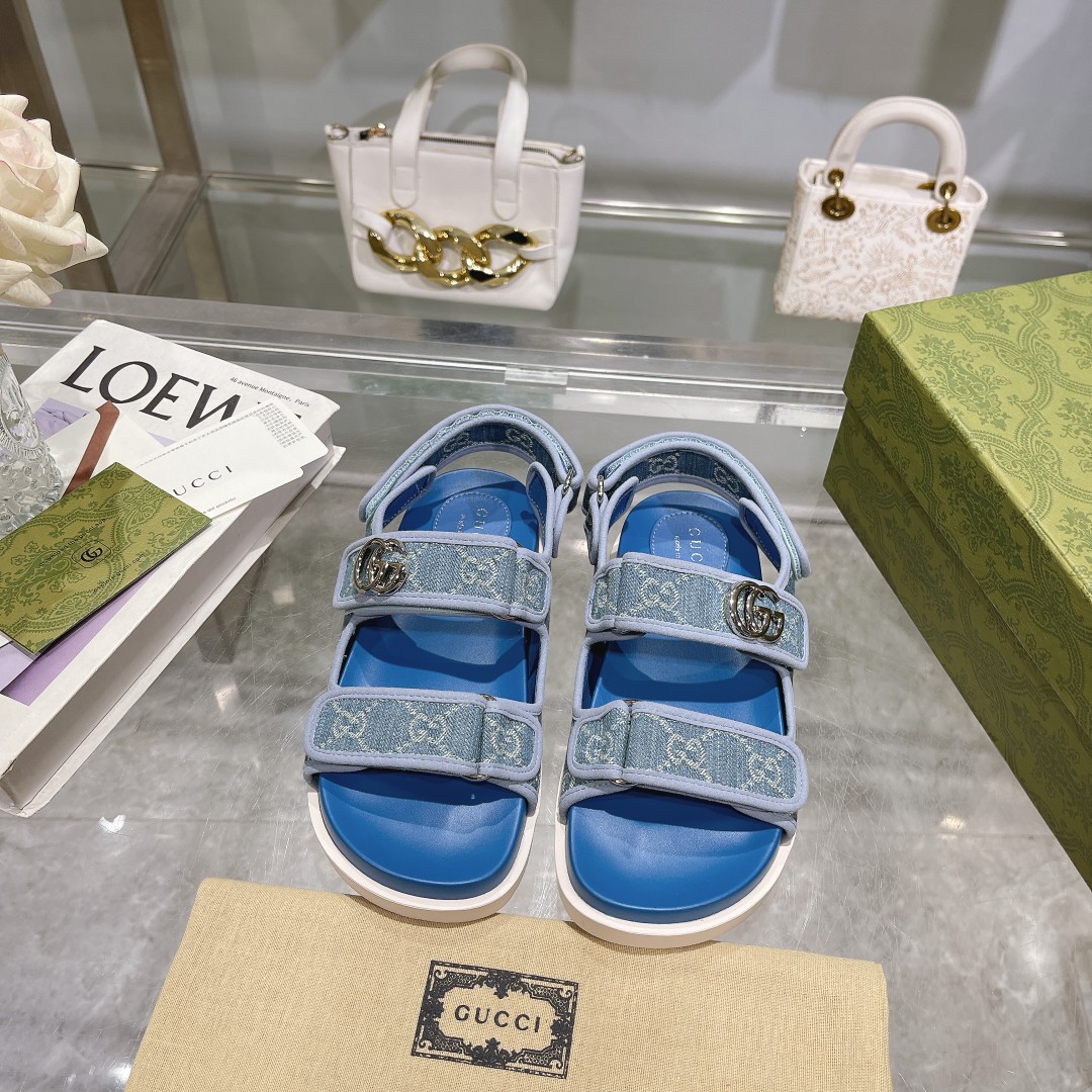 Gucci Double G Sandals - Image 2