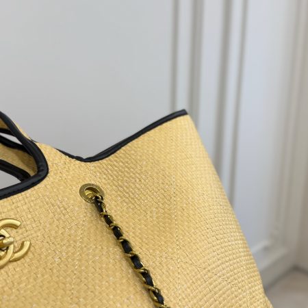 Chanel Woven Tote Bag - Image 6