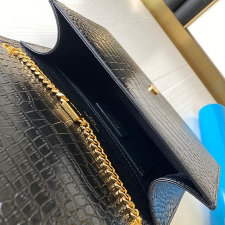 YSL Kate 24cm Crocodile Pattern Bag - Top Quality - Image 16