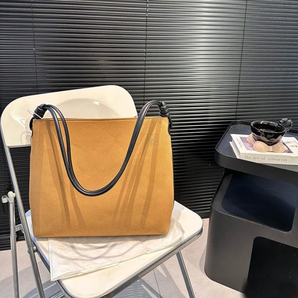 LOEWE Suede Tote Bag