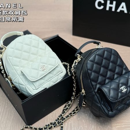 CHANEL Caviar Quilted CC Mini Classic Backpack - Image 3