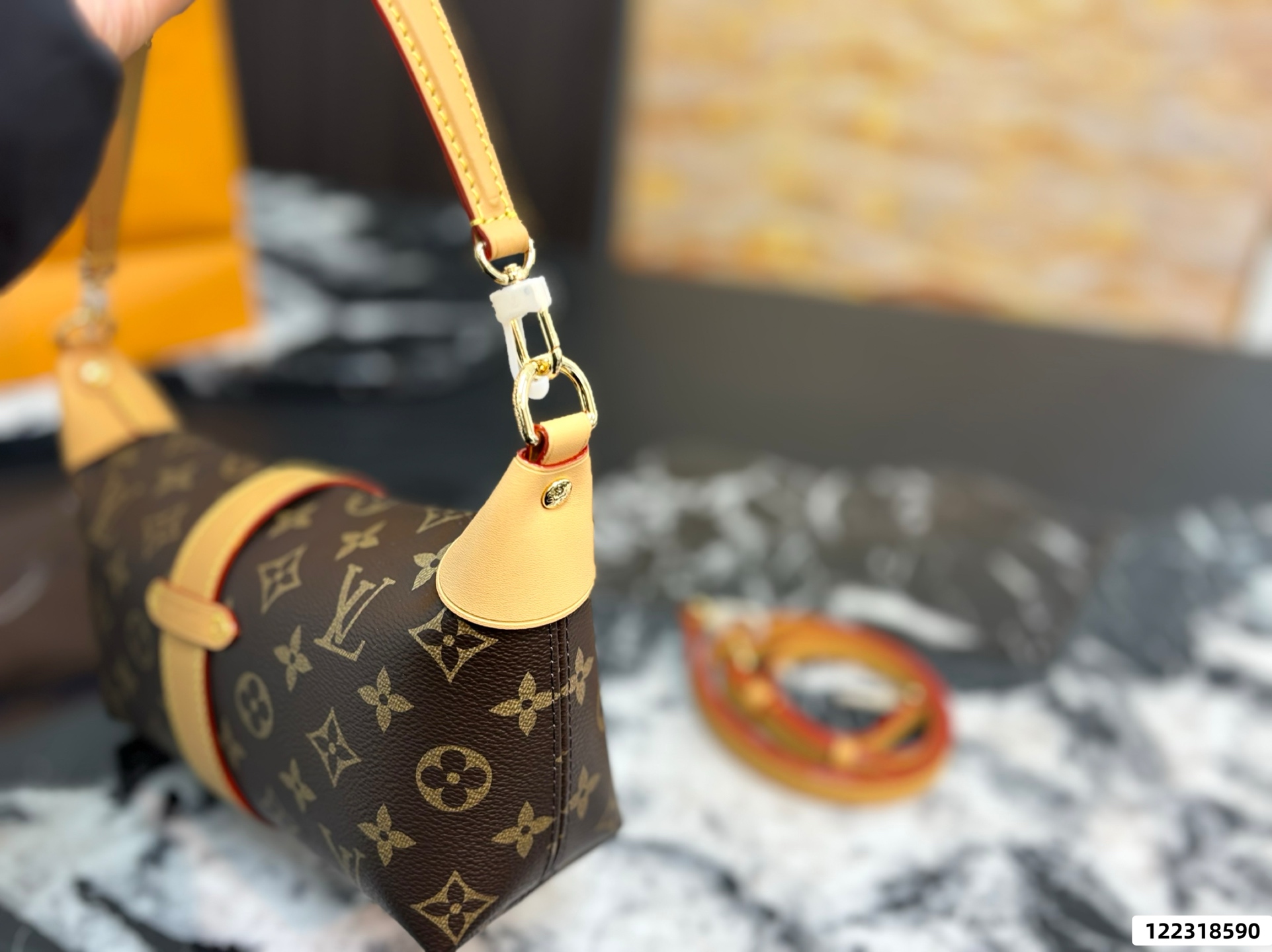 LV Monogram Mia Pochette Bag - Image 3