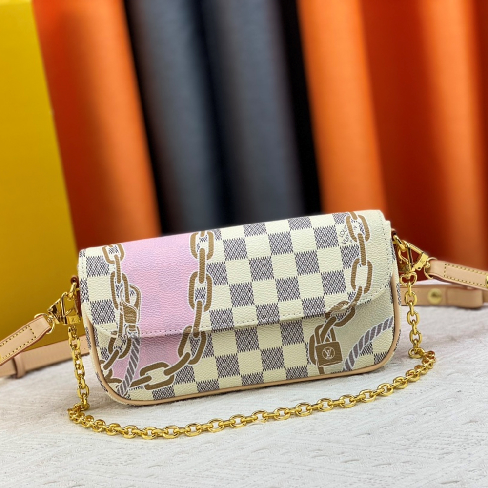 LV Leather Baguette Shoulder Handbag M82210&M81911 - Image 11
