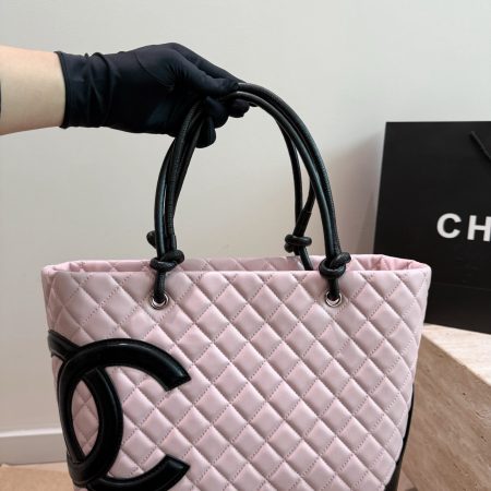 Chanel Cambon Line Matelassé Tote Hand Bag - Image 2