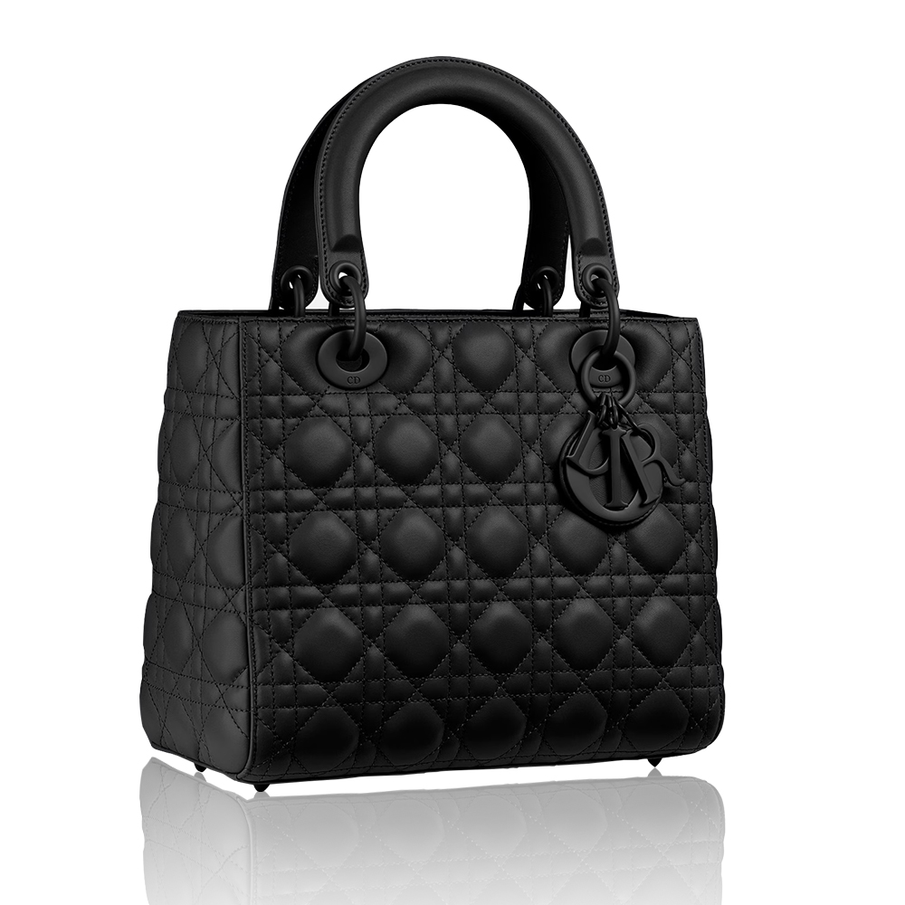 Dior The LADY DIOR Medium Bag-Matte cowhide leather - Image 1