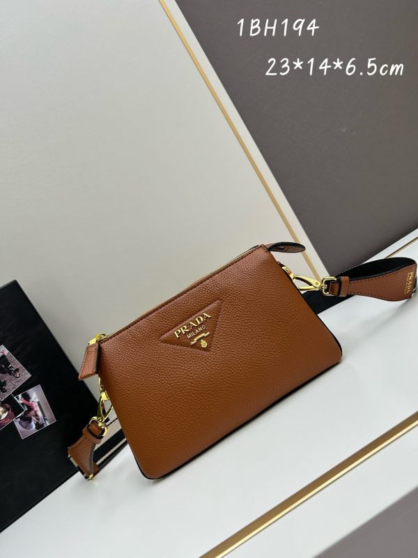 Prada black leather tote Bag